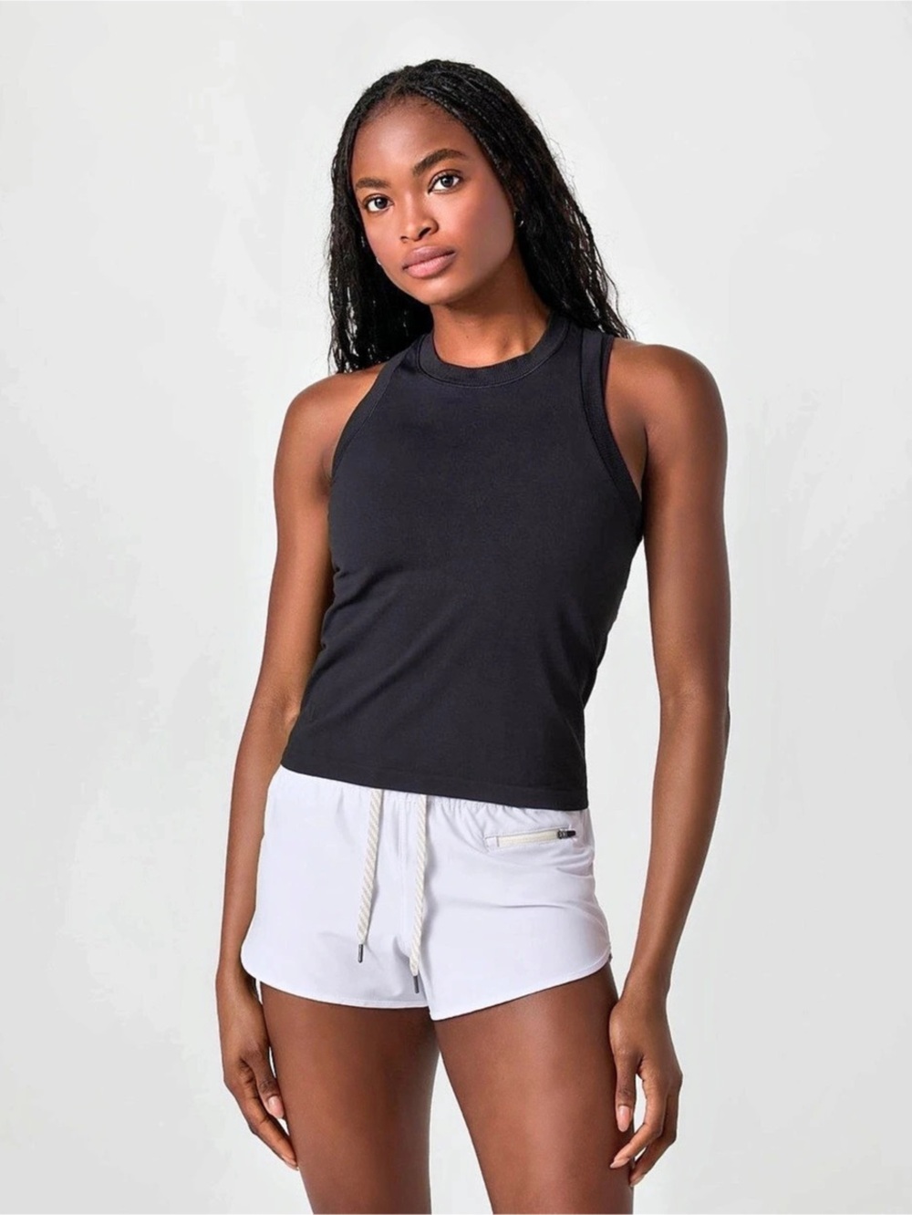 BNWT VUORI SURGE SEAMLESS RACERBACK TANK TOP BLACK XS